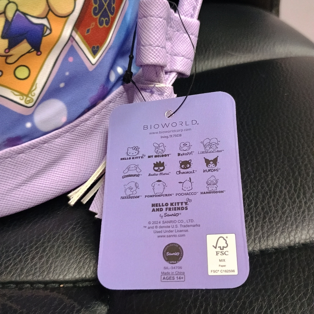 💋Host Pick 💋🆕HELLO KITTY & FRIENDS Magic Card Drawstring Bag - Picture 11 of 11